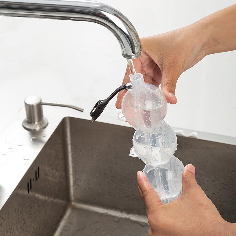 Практичная форма для изготовления кубиков льда для коктейлей, соков, барных аксессуаров, домашняя сфера «сделай сам», круглый шар, 4 полости, форма для шариков для мороженого, сетка