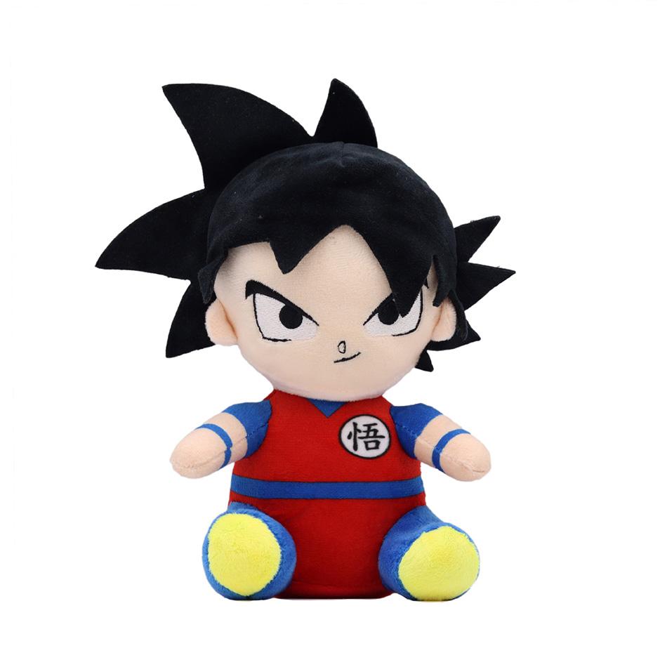 20cm Japan Anime Plush Toys Super Saiyan Goku Vegeta Picollo Trunks Gohan Cartoon Figure Stuffed Dolls Child Gifts