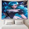 League-of-Legends Print Tapestry, Backdrop, Easy Setup, Ideal for Bedroom, Office & Living Room, with Aesthetic Wall Hanging Decor.