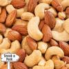 Paper Boat Smoked and Roasted Mixed Nuts with Himalayan Pink Salt, Premium Dry Fruit Mix | Almonds & Cashews, Pouch (200g)
