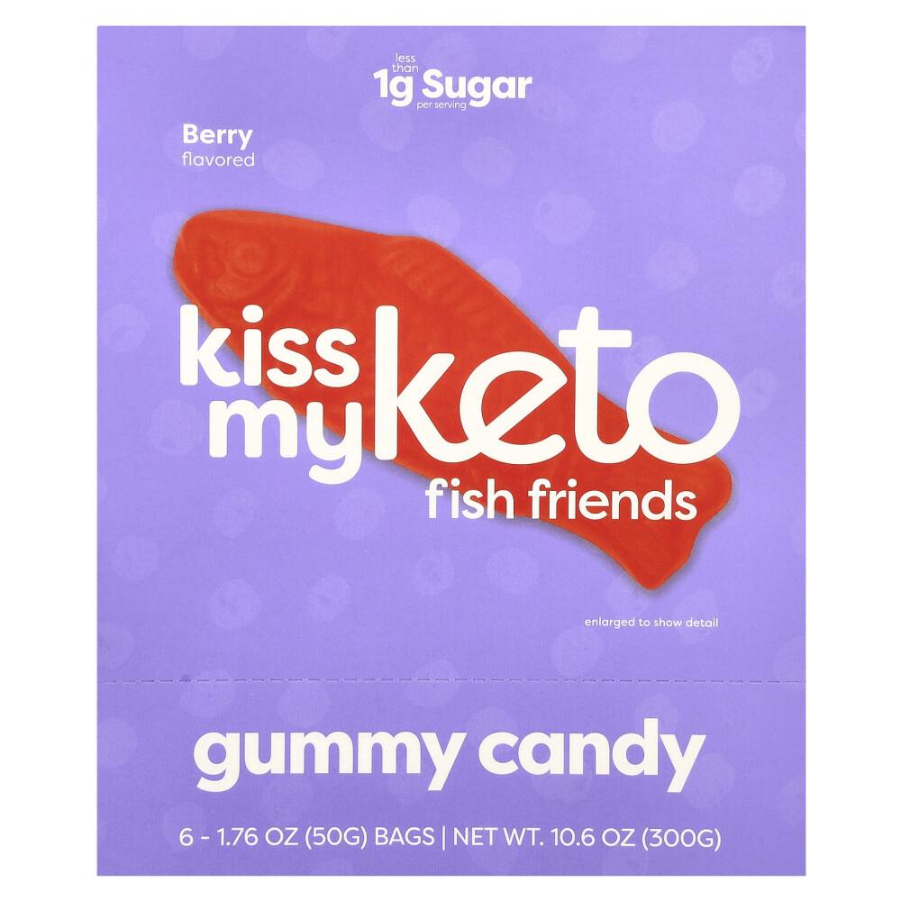 iHerb Fish Friends Gummy Candy, Berry Flavor