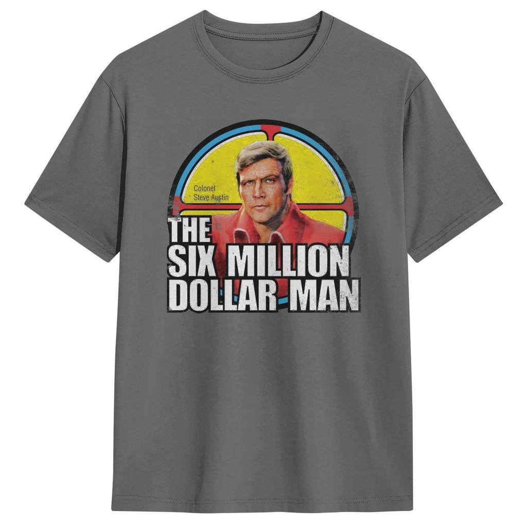 Six Million Dollar Unisex Tv T Shirt Summer Cotton TShirts For Unisex Popular Casual Tshirt Short Sleeve Vintage Tops