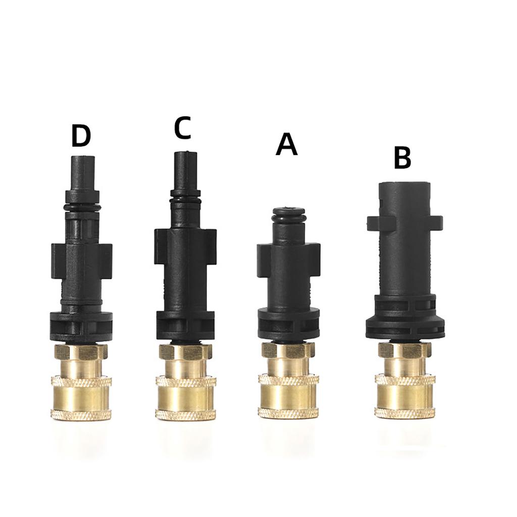 Адаптер для автомойки 1/4 дюйма, быстроразъемный адаптер для шланга, быстрое соединение 1/4 для чистки и полива