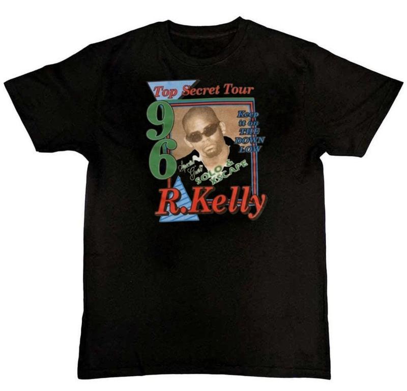 Винтажный R. Унисекс футболка с графическим принтом Kelly Top Secret Tour