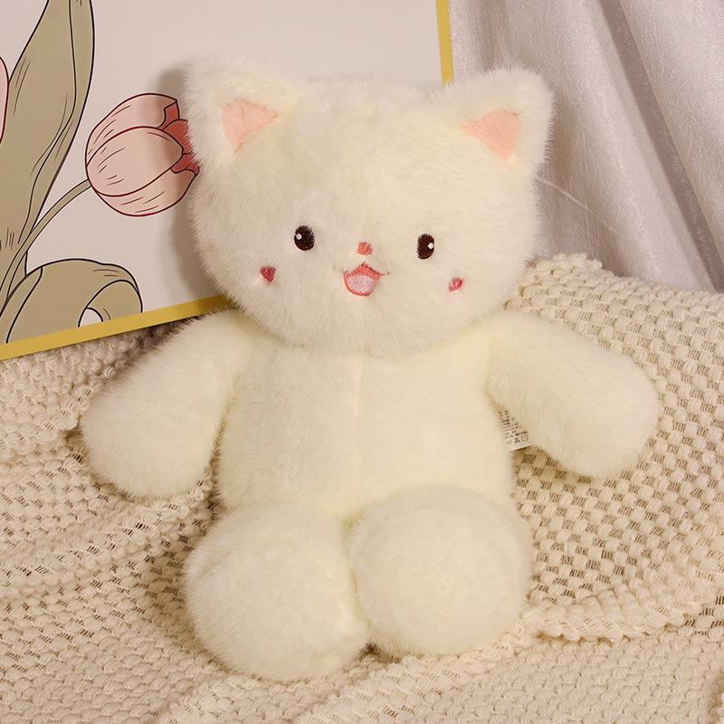 Животное кошка плюшевая игрушка мишка кукла кролик утка кукла девочка успокаивающая тряпичная кукла