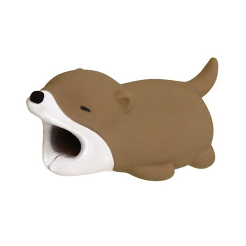 Защитный шнур для кабеля с милыми животными, защитный провод с рисунком из мультфильма, светящийся силиконовый чехол, устройство для намотки зарядного кабеля для кабеля зарядного устройства для телефона