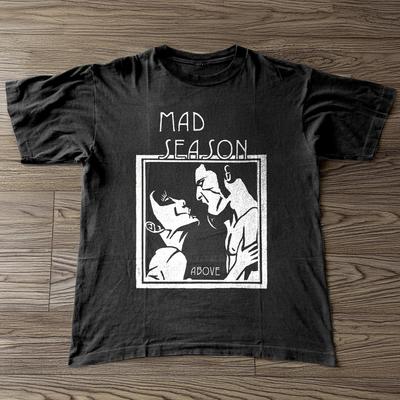 НОВЫЙ! Mad Season Above Альбом Винтажный Стиль Черная Унисекс Футболка S-5XL