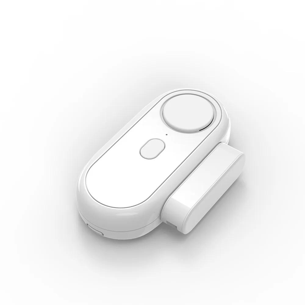 0-120 дБ Звук 2 в 1 Вибрация и Открытая сигнализация для двери и окна с 5 уровнями чувствительности к вибрации, батарея AAA и пульт в комплекте