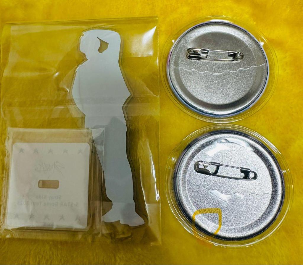 [Б/У] Набор из акриловой подставки и значка Stray Kids 5-STAR FELIX