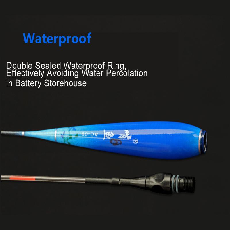 JIGEECARP 1pc New Nano Fishing Float Shadowless Super-bright and Ultra-Sensitive Electronic Float Day Night Usable Float Tackle