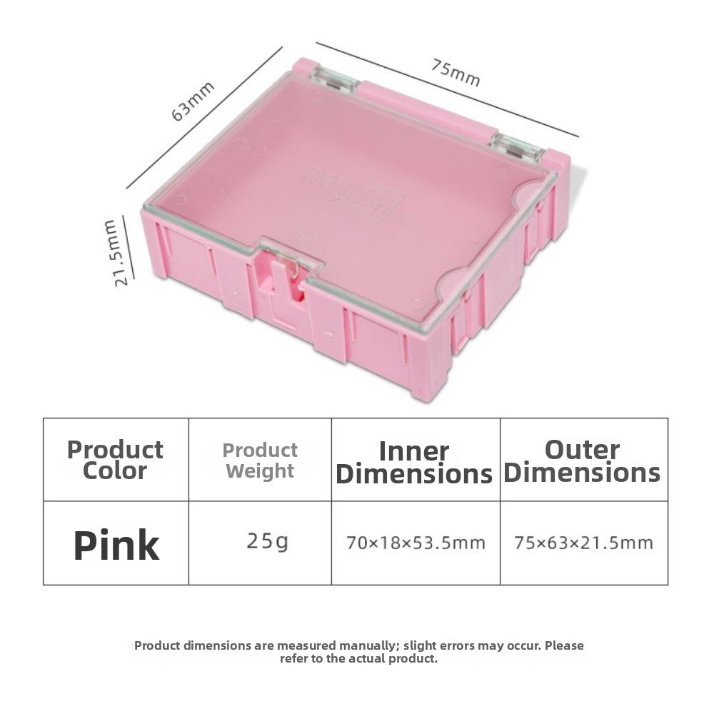 Mini Small Parts Organizer Multi-purpose IC Chip Storage Case For Jewelry Storage