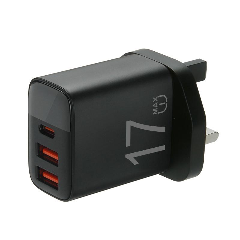 17 Вт USB C быстрая зарядка PD QC 3.0 Type C быстрая зарядка для iPhone Samsung Xiaomi redmi настенное зарядное устройство для мобильных телефонов
