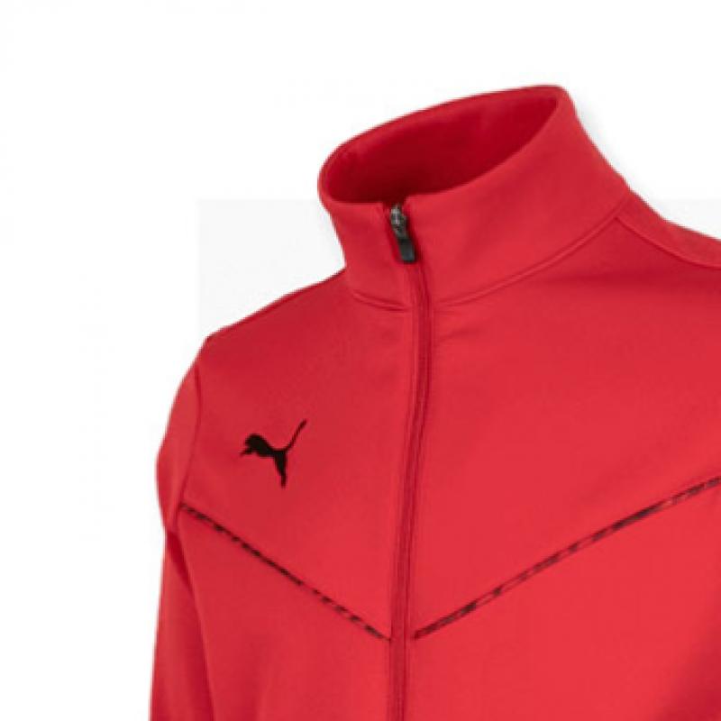 Puma Зимний комплект толстовки Kk Zip Up Trainwear с начесом, красный