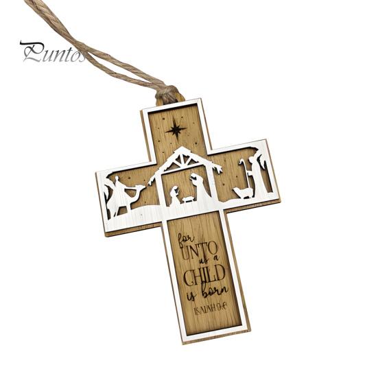 Христианские рождественские украшения Деревянная рождественская елка Религиозные украшения Верные библейские стихи Украшения Христианские подарки