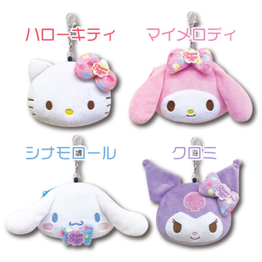 Чехол для катушки Hatayama Shoji Face с изображением персонажей Chupa Chups x Sanrio Hello Kitty В11 x Ш13 см 63201662