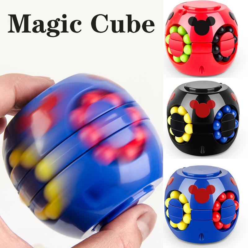 Модный непоседы, кубик Рубика, забавный вращающийся волшебный куб, детская игрушка-головоломка, подарки, снятие стресса