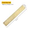 Ретро латунная линейка треугольная линейка транспортир штангенциркуль волновая линейка канцелярские принадлежности для школы