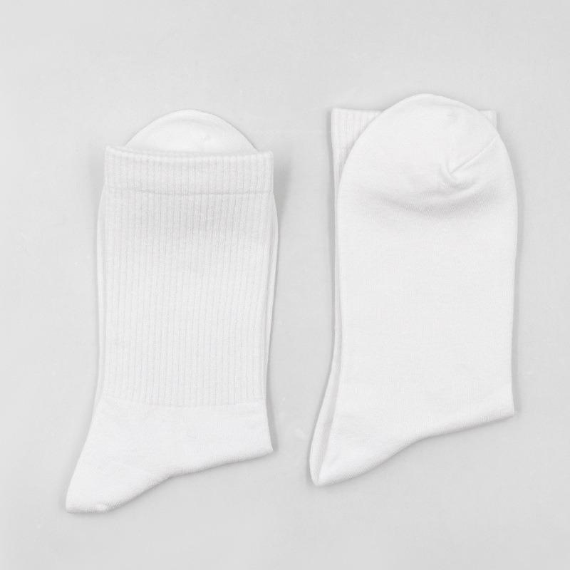 Женские осенние трендовые белые длинные тонкие ворсовые носки носки до щиколотки