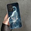 Ночная Луна Кошка Мечтательное Искусство Ударопрочный Чехол для Телефона для Samsung A17 A16 A15 A14 A37 A57 A36 A56 A26 A35 A55 A25 A34 A54 A24 A13 A23