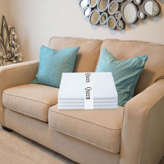 6 шт./компл., органайзер для простыни, группа Twin Full King Queen с буквами, эластичное постельное белье, держатель для хранения этикеток, ремешок для дома, товары для дома