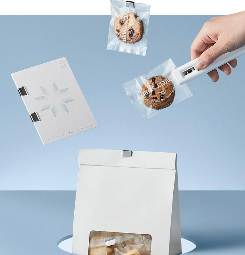 Металлический зажим Xiaomi, ручная машинка для стрижки бумаги с фиксацией заправки, органайзер, степлер, многоразовый зажим для переплета документов