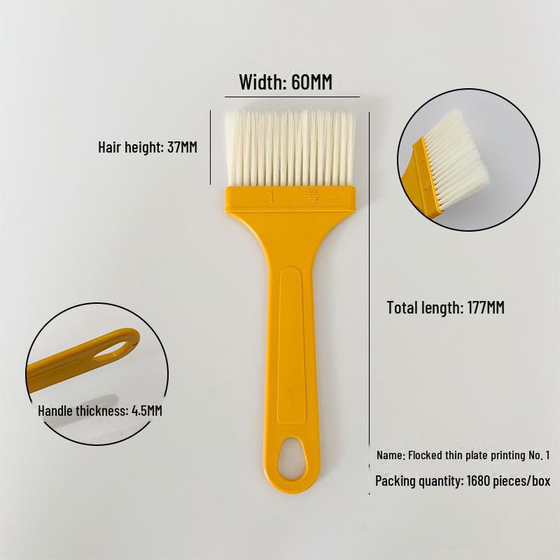 «Прочная, устойчивая к высоким температурам пластиковая щетка для чистки, покраски и приготовления на гриле»