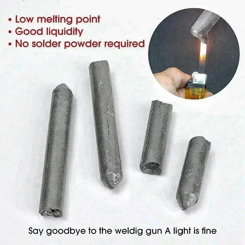 Universal Welding Rod HotLow Temperature Cored Electrode Vacuum Welding Steel Universal Copper Aluminum Welding 3/6Pcs