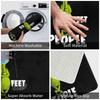 Six Feet People Non-slip Doormat Floor Mat Washable Carpet Rug for Kitchen Entrance Home Bathroom Footpad Mats