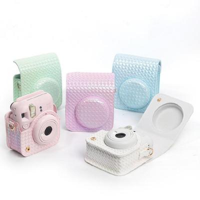 Мягкий чехол для камеры из ПУ-кожи для камеры Mini 12 Instants, силиконовый защитный чехол-сумка со съемными ремешками