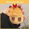 Plush Capybara Adorable Keychain Soft Toy  Bags Featuring Cute Design