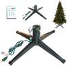 Rotating Christmas Tree Stand 360-Degree Adjustable Spinning Tree Base with Remote Control