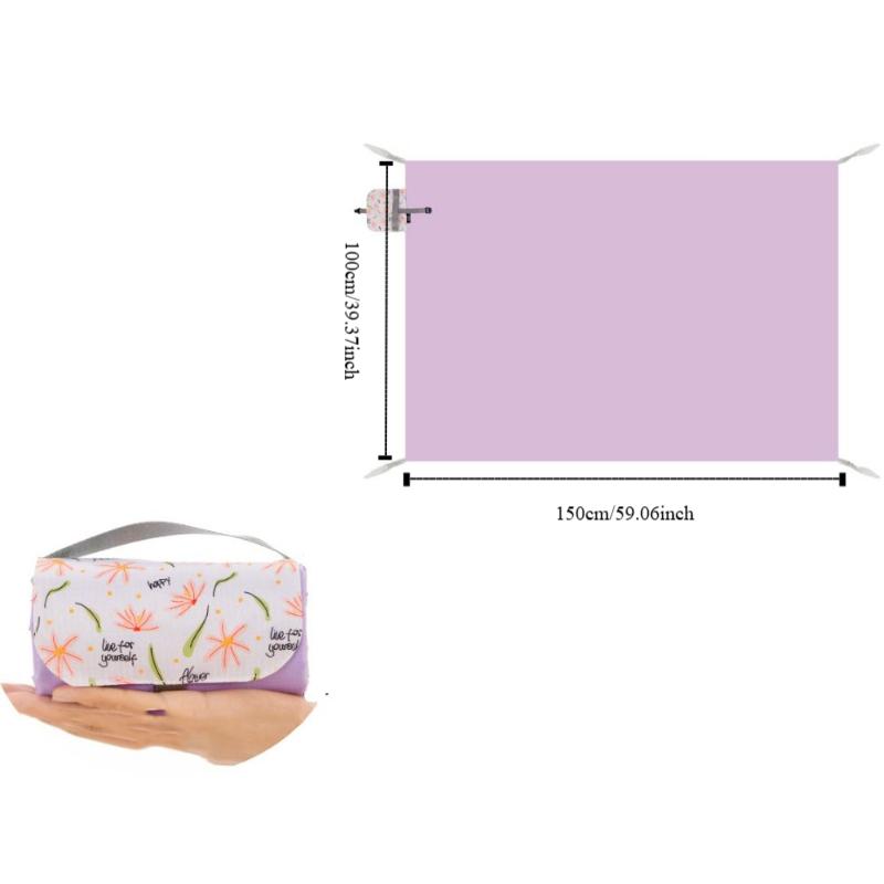 Moisture-Proof Outdoor Picnic Mat Pocket Size Mini Beach Mat Portable Picnic Mat Travel Use