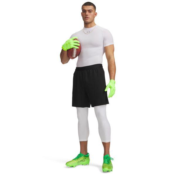 Under Armour Мужская футболка с коротким рукавом, однотонная, с логотипом, круглым вырезом, приталенная 6015382-100