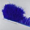1M 5M 10Meter 8-10CM Black Ostrich Feather  Trims Natural White Ostrich Feather for Craft Ribbon Fringe for Skirt Party Clothing