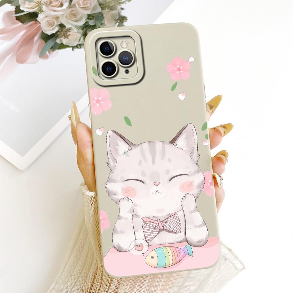 Чехол для iPhone 11 Pro Max Новый Милый Мультяшный Кролик Кошка Мягкий Конфетный Силиконовый Ударопрочный Чехол Для iPhone 11 Pro iPhone11 ТПУ Оболочка