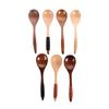 Handmade Black Walnut Tableware Hand-made Wood Wooden Spoon Kitchen Tool Soup Spoon Cooking Utensil