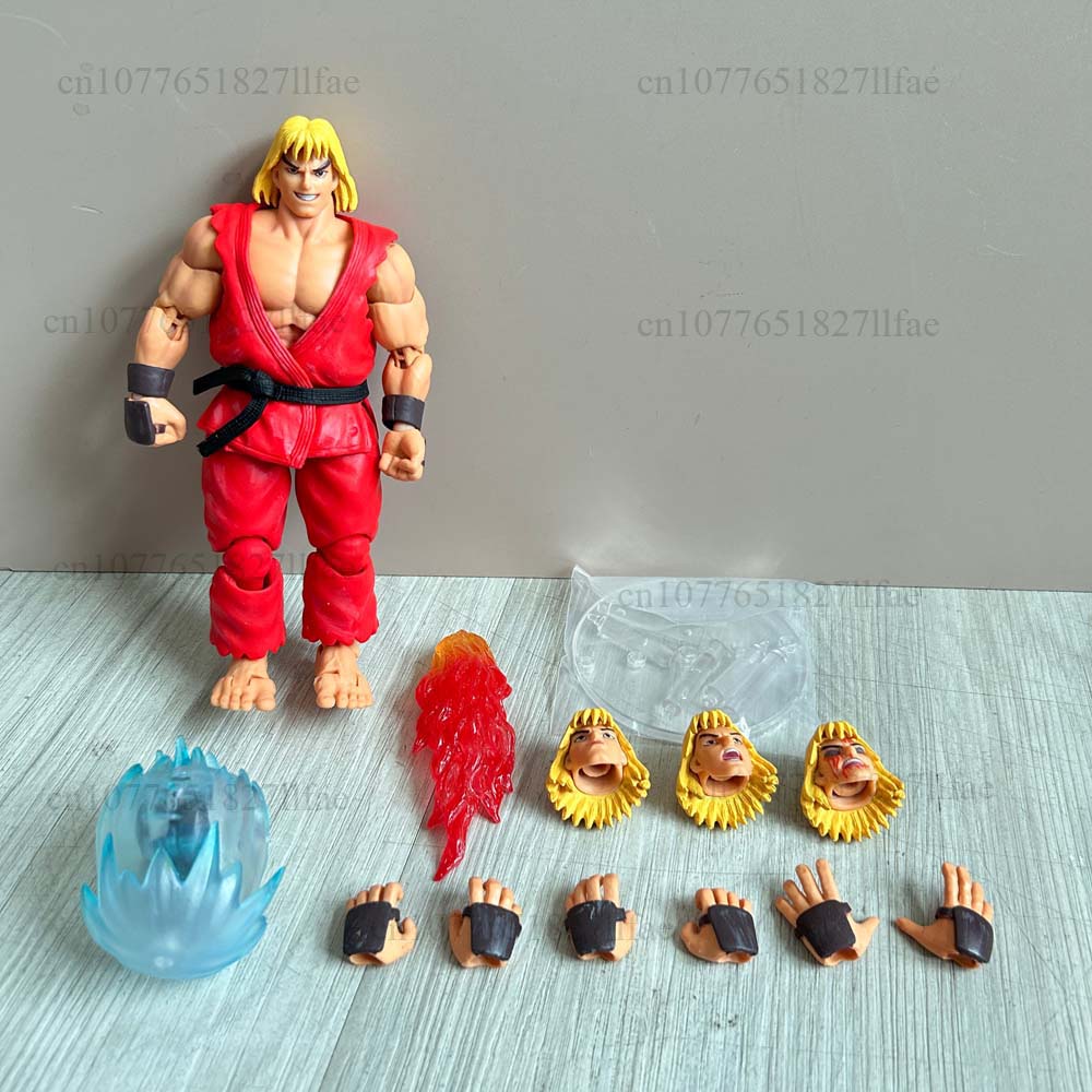 Ultra Street Fighter Кен Мастерс Storm Toys USFII: Финальные претенденты Гайл Рю Кен Фигурка-модель Игрушка Сочлененная Подвижная
