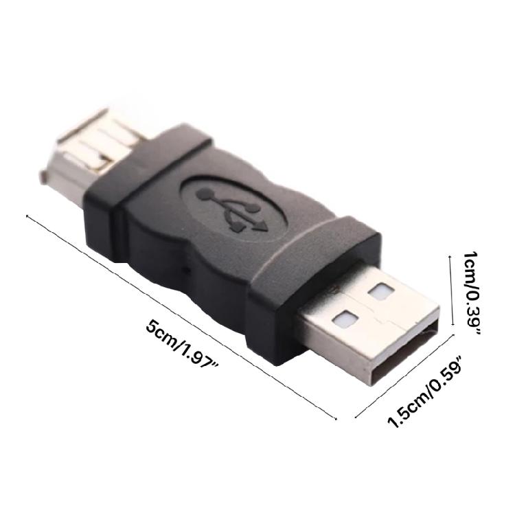 Переходник-адаптер 6-контактный 1394 (мама) на USB 2.0 (папа)