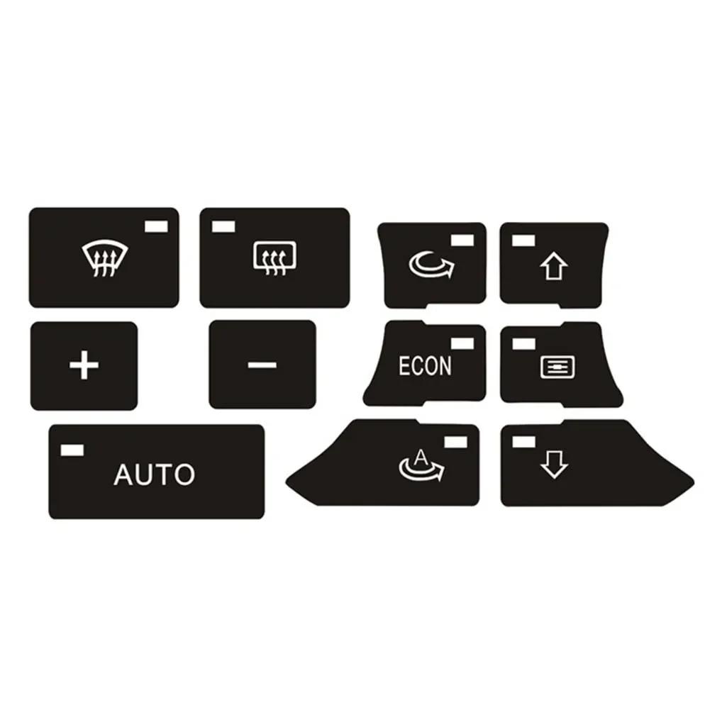 Наклейка на кнопку фары автомобиля для ремонта A3 8P 2004-2008 Radio Clima ESP Наклейки на кнопку фары изношенные наклейки на ручку переключателя
