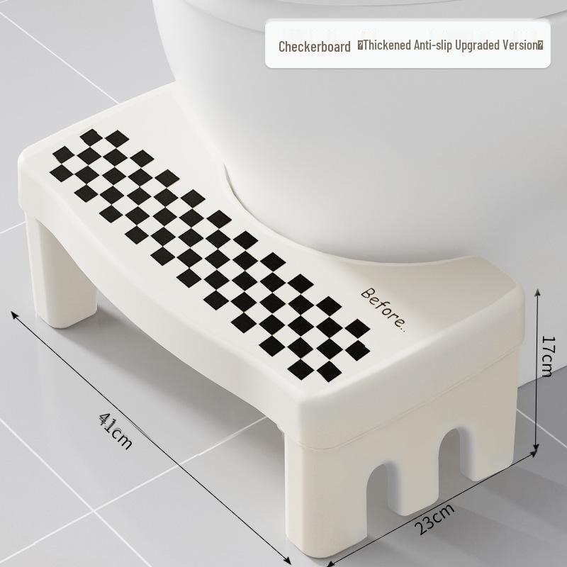 Нескользящая утолщенная подставка для ног для приседаний в туалете для детей и взрослых