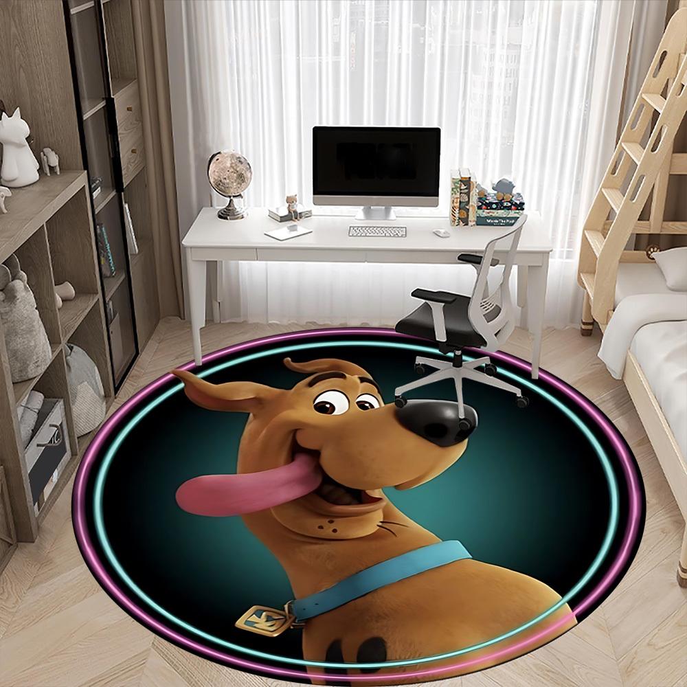 1pc Scooby-Doo Chair Carpet for Office Non-Slip,Machine Washable Rug for Office, Room - Holiday Decor - Machine Made yy251017205