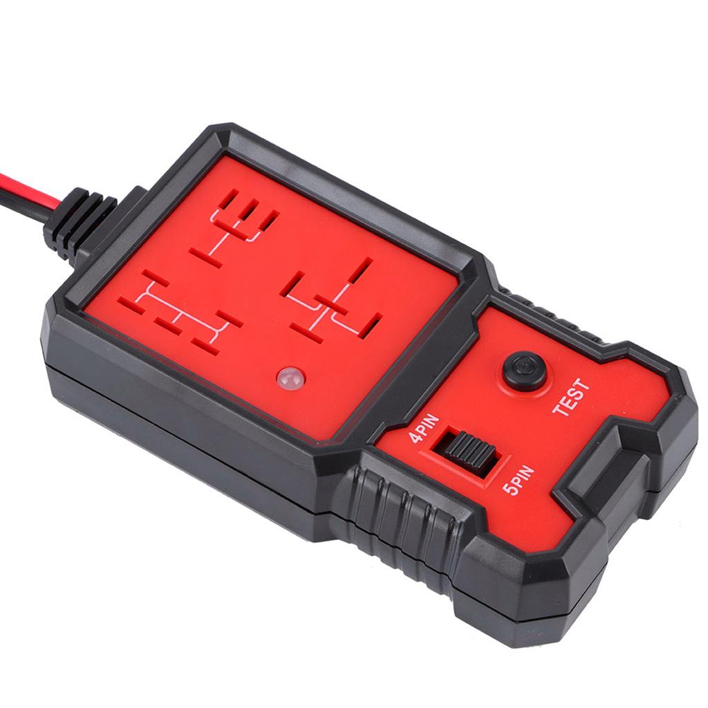 Портативный 12 В автомобильный тестер реле 4Pin 5Pin светодиодный дисплей диагностические инструменты для авторемонта