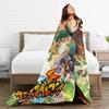 Inazuma Eleven Anime Game Blankets RPG Cartoon Flannel Funny Soft Throw Blanket for Coverlet Winter Office