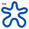 Multi Purpose Silicone Coaster Coaster, Irregular Flower Shape, Kitchen Countertop Protector, Non-slip Heat Proof Plate Mat Insulation Trivet for Hot