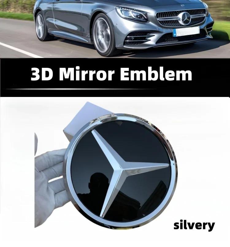 Mercedes Benz Grill Emblem Star Logo Car Front Grille Badge For W204 W205 X253 W213 W212 W176 W177 W167 W246 W117 Accessories R3