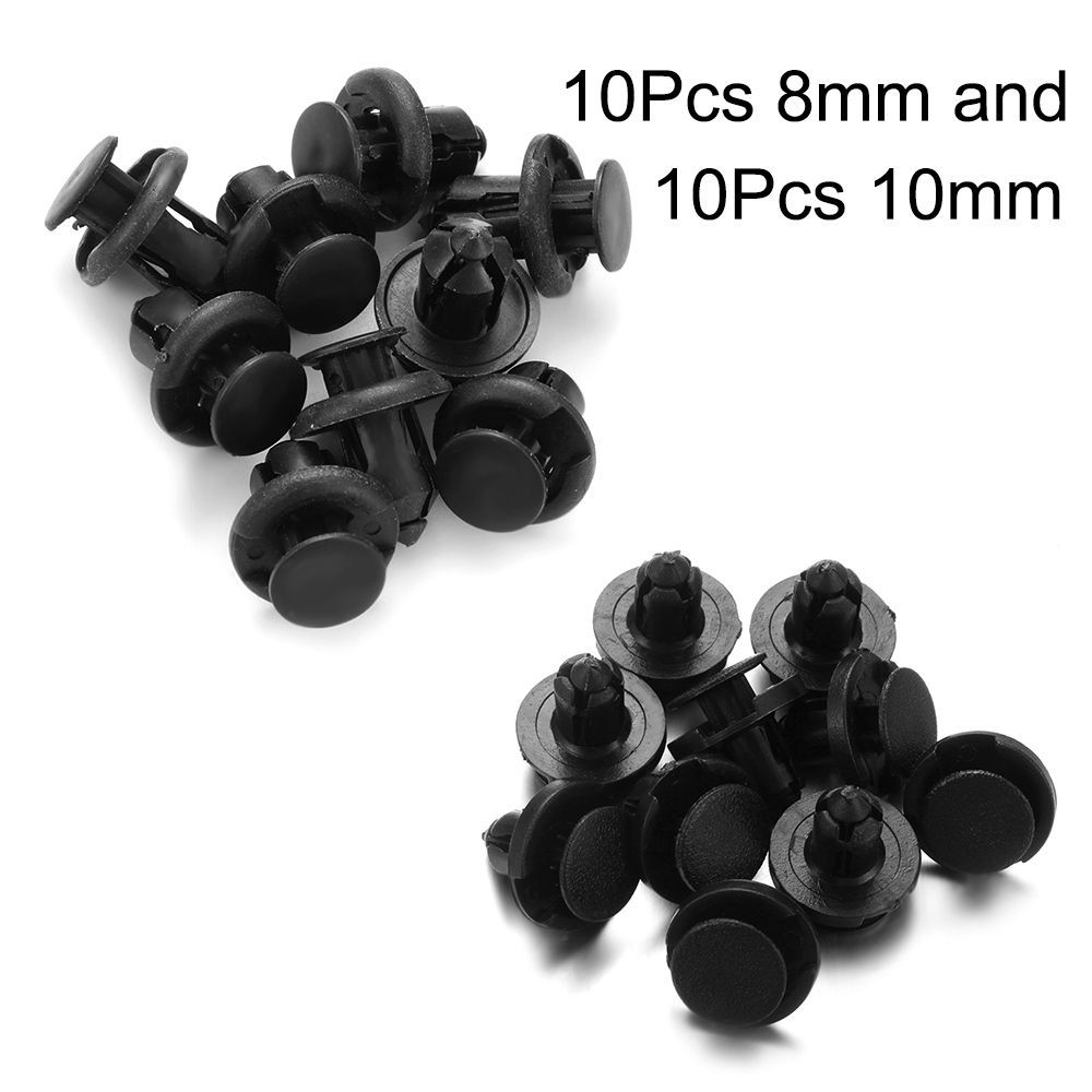 20Pcs Car Clips Bumper Rivets Retainer Fastener Push Pin