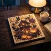 3D Bead Painting Sets Halloween Faux Pearl Art Kit, Pumpkin Ghost DIY Kit Craft Set for Adults, Handmade Wall Immersive Decoration Projects