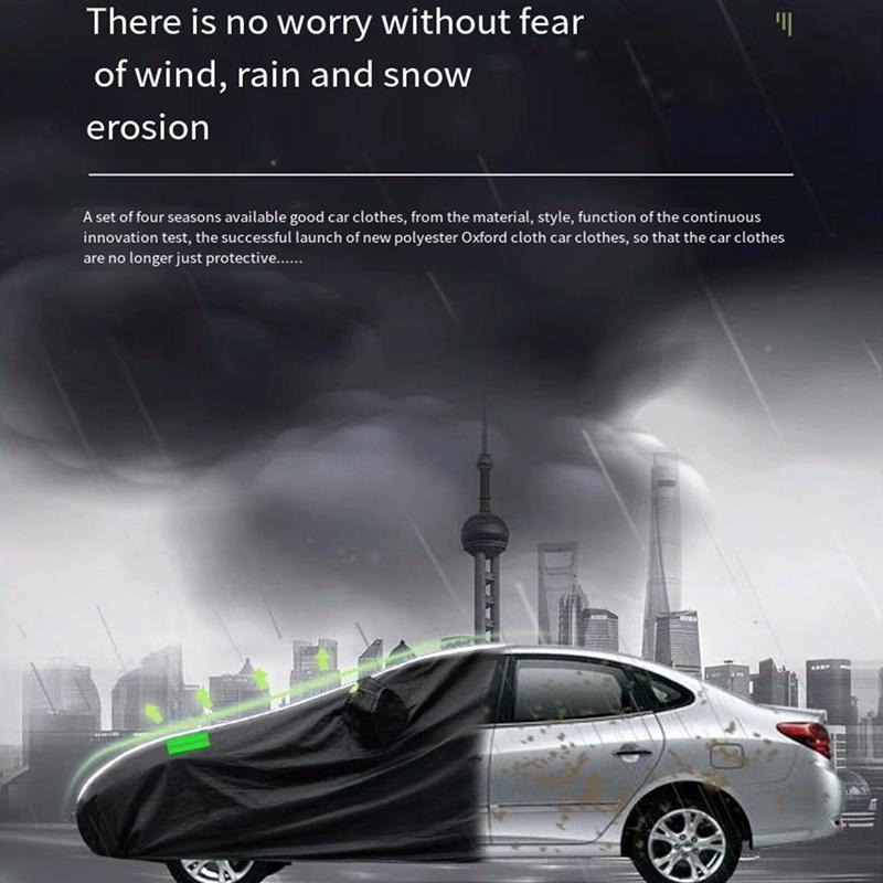 For Mitsubishi Eclipse Cross Anti-UV Sun Shade Rain Snow Resistant Dustproof Car umbrella Full Car Cover Outdoor Protection