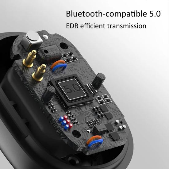 F911 Wireless Earbud Barrier-free High Fidelity Ergonomic Bluetooth-compatible5.0 Mini Invisible True Wireless Stereo Earbud for Driving