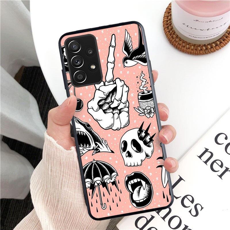 Чехол для телефона Girly Pastel Witch Goth для Samsung Galaxy A13 A22 A12 A32 A71 A11 A21S A33 A52 A72 A51 A50 A70 A31 M31 Funda Coque